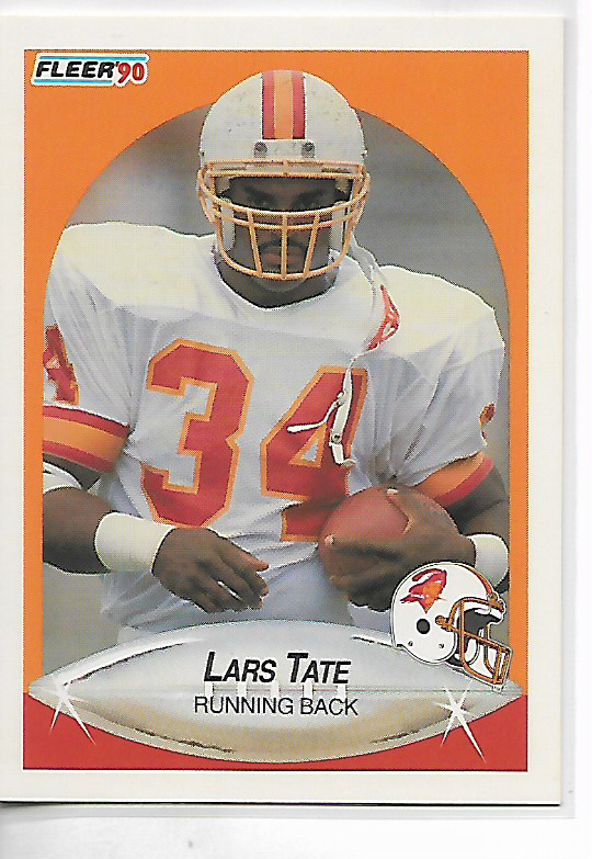 1990 Fleer Lars Tate Card