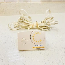 Biddeford TC11BA Heated Electric Blanket Controller 4 Prong White TESTED