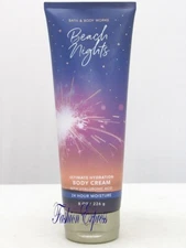 BATH & BODY WORKS BEACH NIGHTS BODY CREAM 8 OZ