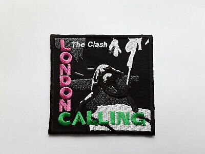 THE CLASH LONDON CALLING OFFICIAL LICENSED SEW ON PATCH PUNK ROCK BAND BADGE NEW