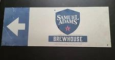 Large Samual Adams Brewhouse Sign Metal 32x12in Sign