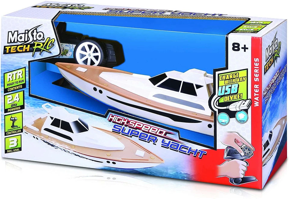 Maisto Tech Ferngesteuertes Spielzeugboot "Yacht" (34cm) Boot R/C RTR Schiff - Bild 2 von 2