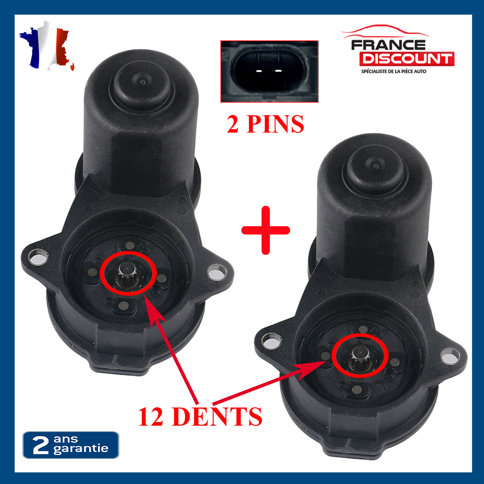 Moteur frein à main arrière pour réparer étrier Audi A6 12 dents gauche ou droit