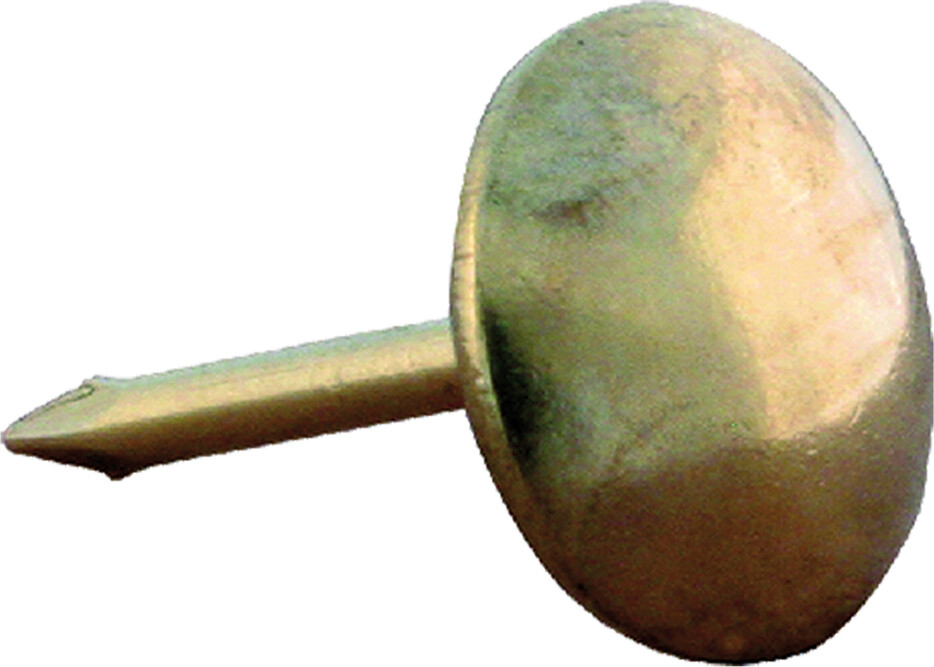 Bullette Per Tappezziere mm 9 Pz 25 Ottonate Lisce Koncreto 256314