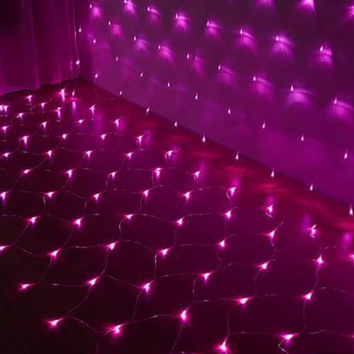 LED Net Mesh Curtain String Fairy Lights Xmas Wedding Party Garden Outdoor Decor - Bild 21 von 26