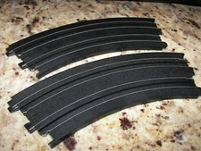 2 - Aurora AFX Tomy - 12" Radius - 1/8 Circle Curve Track - Lot of 2