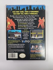 Wrath of the Black Manta NES Nintendo completo CIB con manuale 