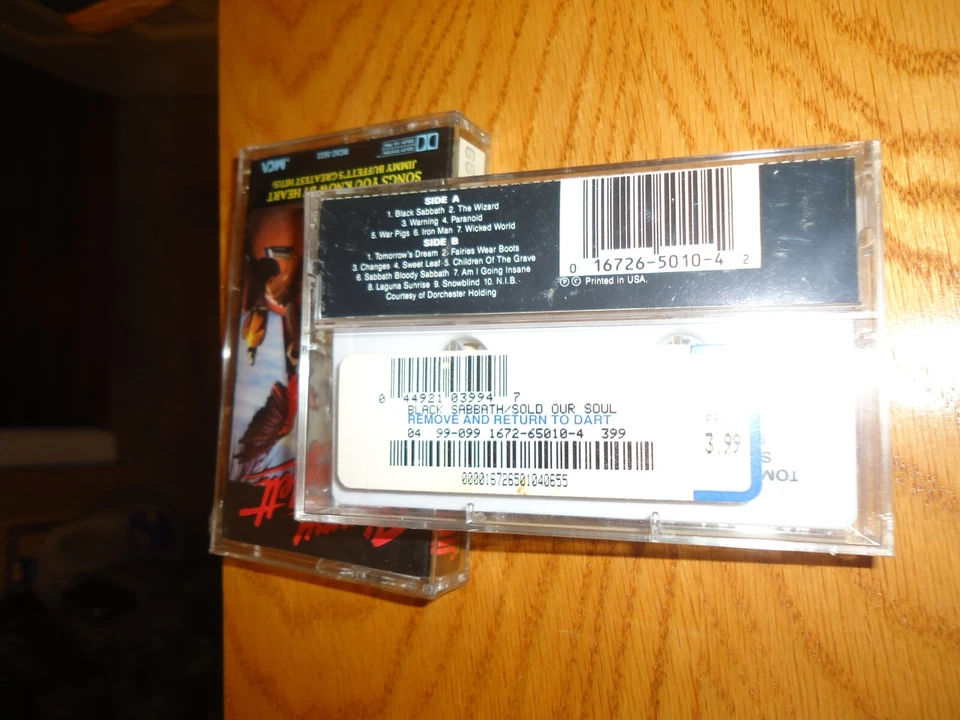 Black Sabbath *We Sold Our Soul For Rock N Roll -cassette tape MINT *CSLNEMS5010 - Image 2 of 2
