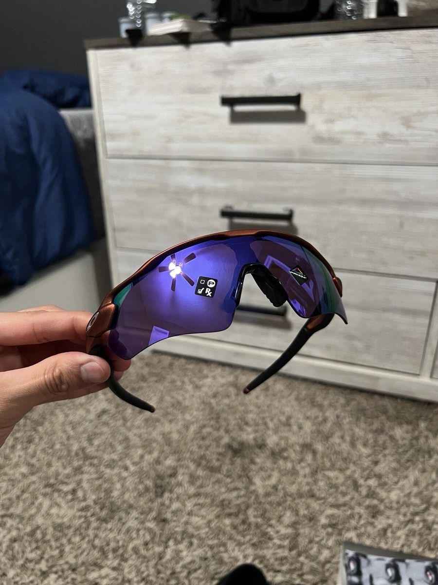 Oakley X Braindead Radar Ev Path Braindead Orange Prizm Violet