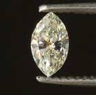 loose marquise 3.91x688x2.1mm SI1 K .37ct diamond vintage Natural fancy cut — photo 2