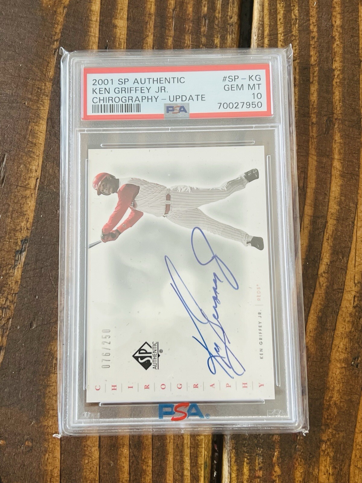 ケン・グリフィー・ジュニア サイン入り トレーディングカード 【公式