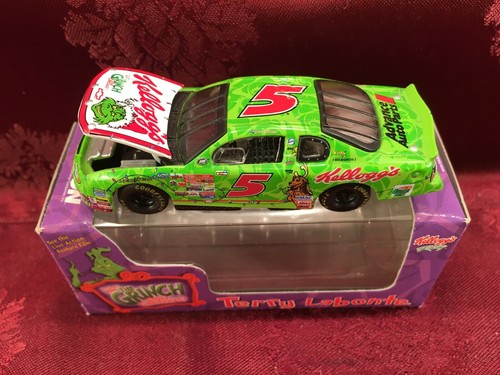 TERRY LABONTE #5 Kellogg’s Grinch 2000 RCCA 1/24 ELITE & 1/64 HO Car Diecast SET - Picture 9 of 12