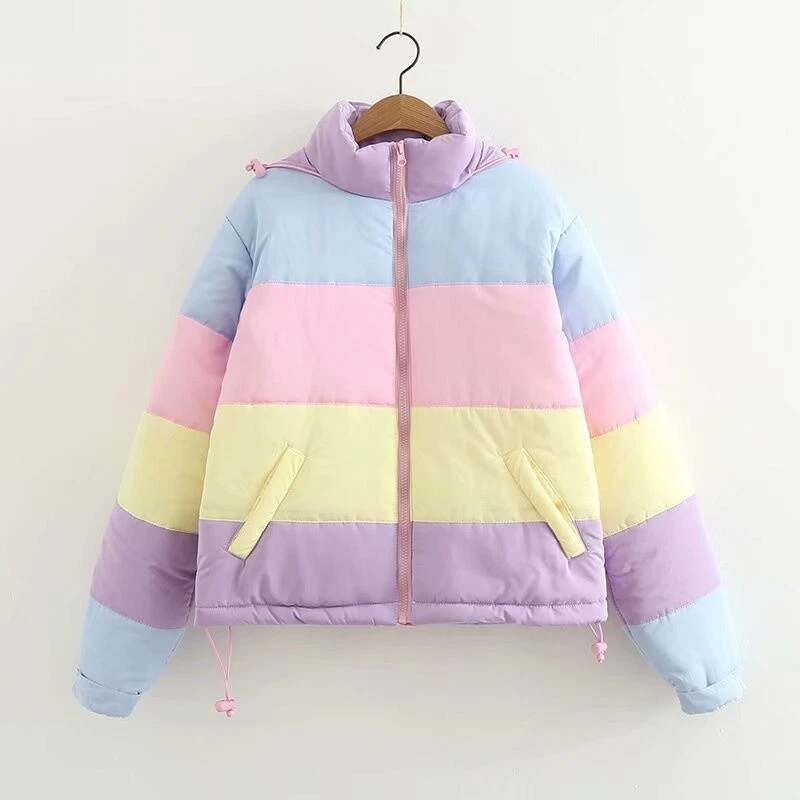 Pastel puffer best sale coat