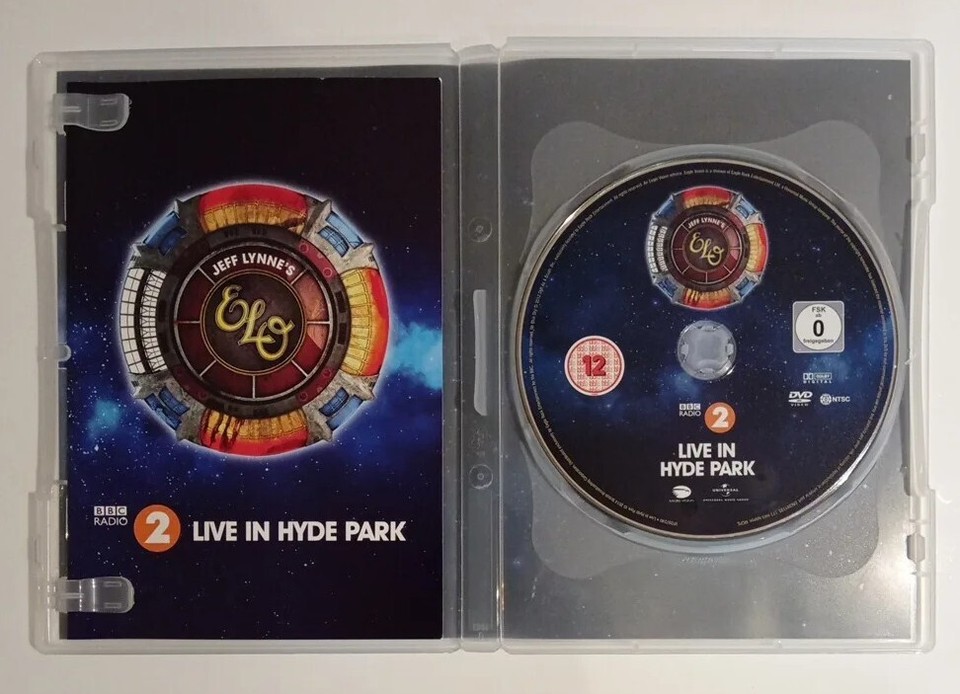JEFF LYNNE'S ELO Live In Hyde Park DVD Region 0 Includes Mr Blue Sky Documentary eBay