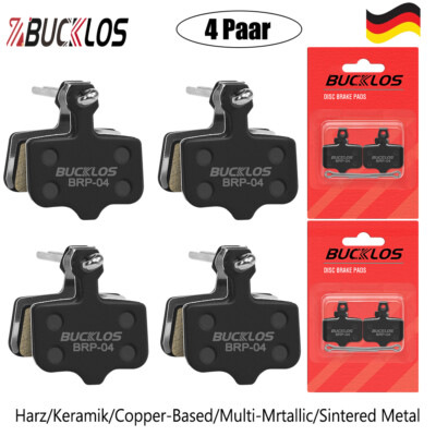 4Paar BUCKLOS Fahrrad Scheibenbremsbeläge für AVID Elixir 1/5/9/CR SRAM DB1/DB5