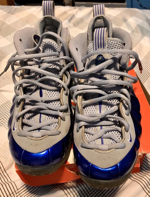nike air foamposite one Wolf Grey SportRoyal Game Blue Cool Grey Penny Galaxy DB | eBay