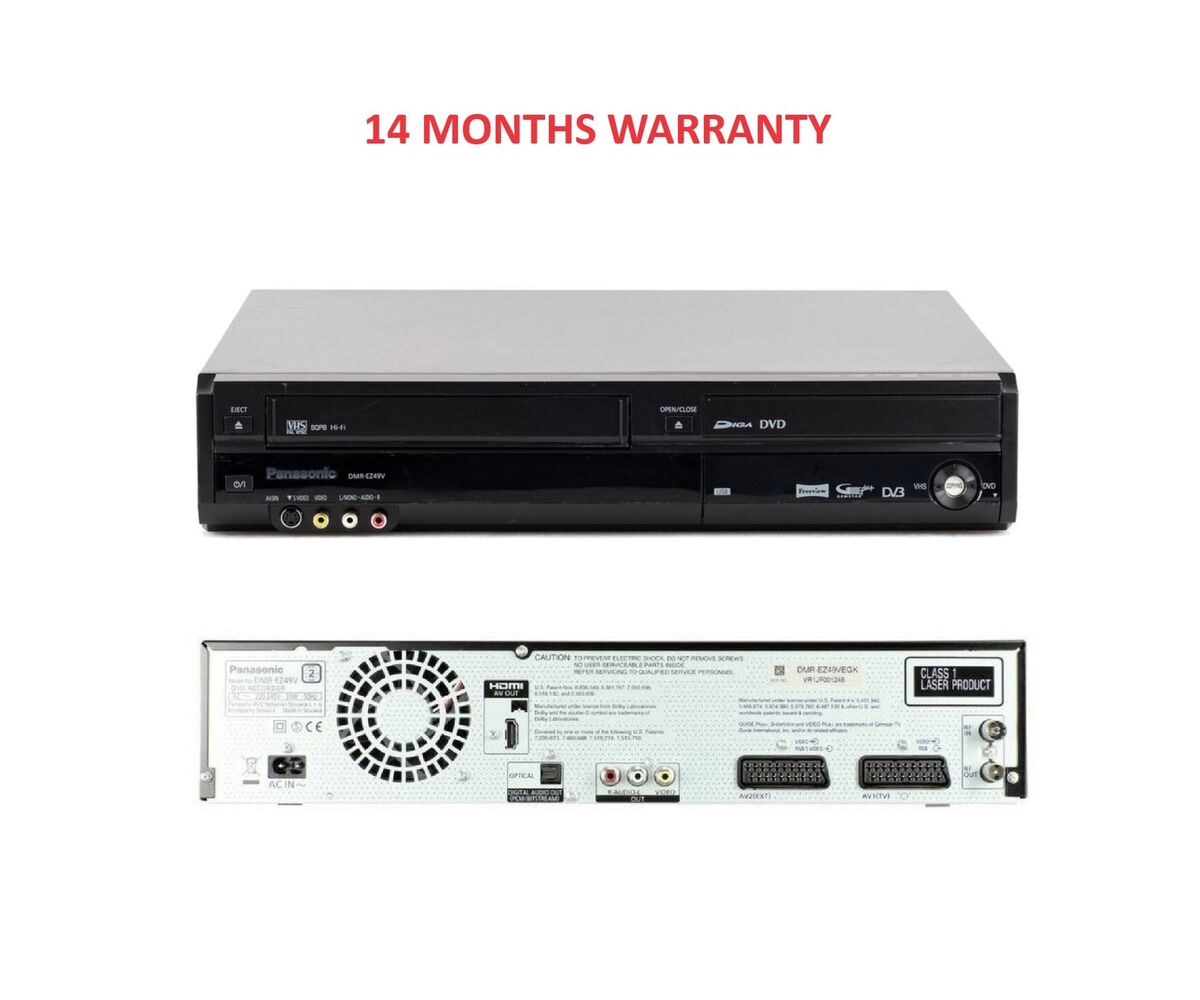 Panasonic MultiRegion DMR-EZ49V DVD VCR VHS Recorder Combi HDMI 14monthsWarranty Panasonic MultiRegion DMR-EZ49V DVD VCR VHS Recorder Combi HDMI 14monthsWarranty