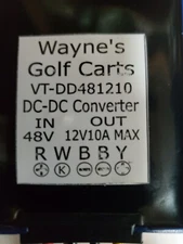 48 volt to 12 volt DC  Power reducer/Converter/Regulator w/trigger wire!