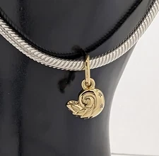 New 100% Auth PANDORA 762685C01 Disney The Little Mermaid Enchanted Shell Charm