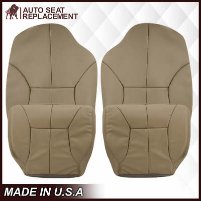 Tan Seat Covers For 1998-2002 Dodge Ram 1500/2500 SLT – Airbag Friendly, Vinyl Material