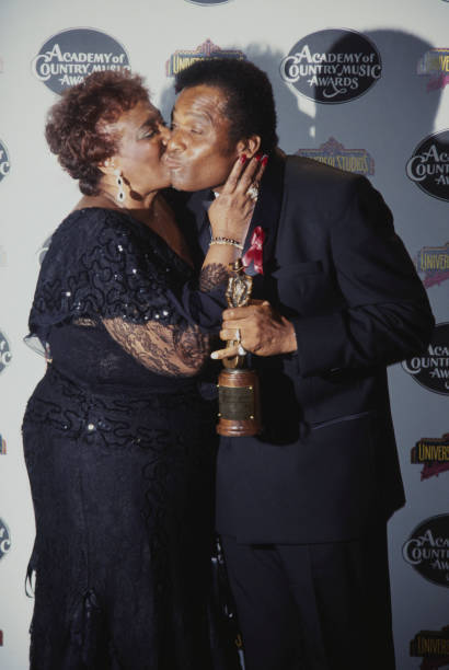 singer guitarist Charley Pride wife Rozene Pride in the press room- Old  Photo | eBay Australia