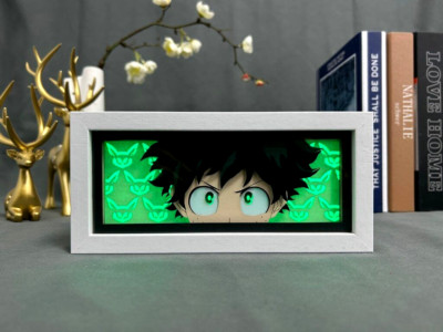 My Hero Academia Izuku Midoriya Deku USB Anime Manga Decor Light Box Night Light