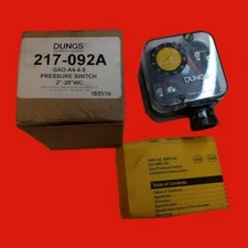 Dungs 217-092A Gas Pressure Switch Pipe Mount A4 Series GAO-A4-4-5 2" to 20" W.C