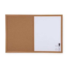 Zoro Select 1NUL8 Combination Bulletin Board, 36H x 48W In