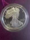 1993 P American Silver Eagle Bullion Proof $1 Coin COA