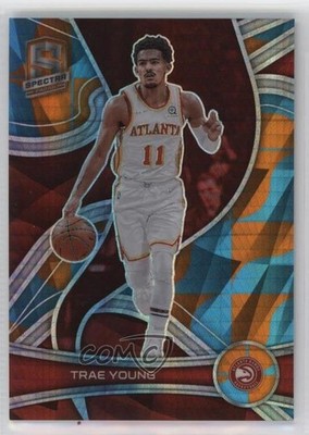 2021-22 Panini Spectra Asia Blue & Orange Prizm 30/49 Trae Young #11 1al3