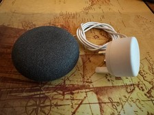 Google Home Mini 1st Gen Smart Speaker Device H0A Charcoal ? With Original Plug
