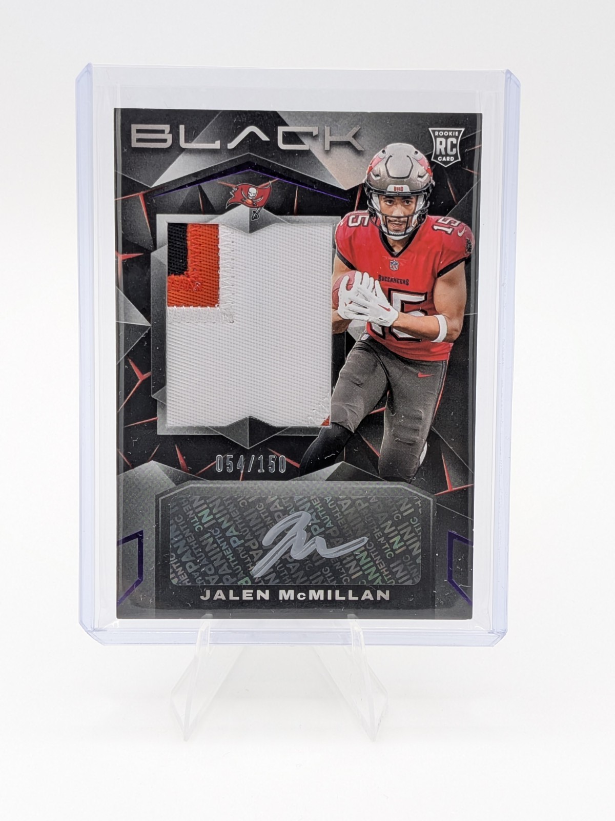 2024 Panini Black Jalen McMillan Royal Rookie Patch Auto /150 #215