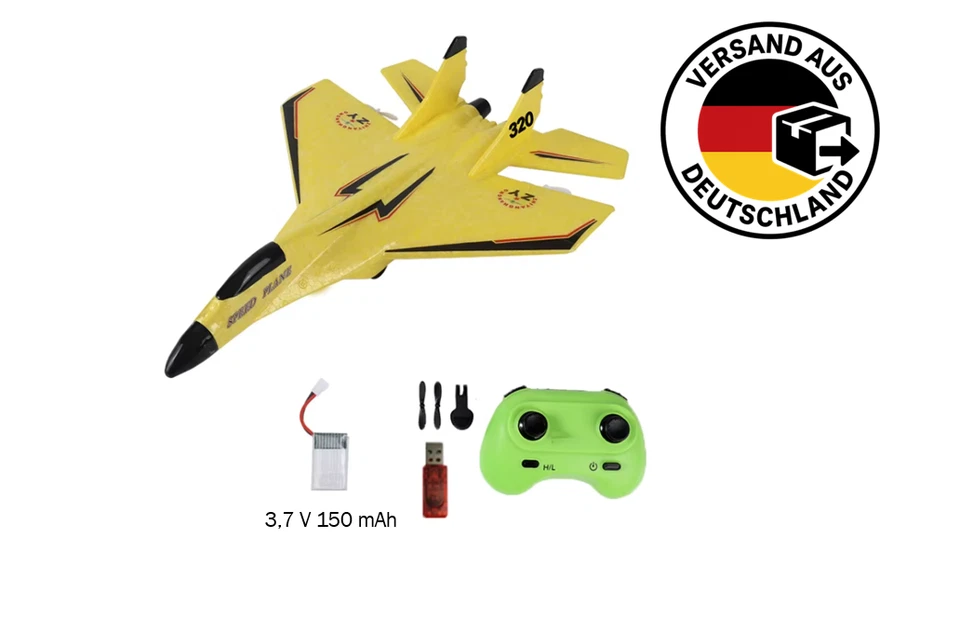 !NEU! RC Schaum Flugzeug 2,4G Ferngesteuert Einfach zu steuern 120m Reichweite 
