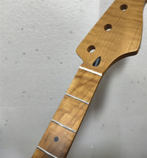 30inch short scale Roasted flame Maple JB Bass Guitar Neck 20 Fret 4 string