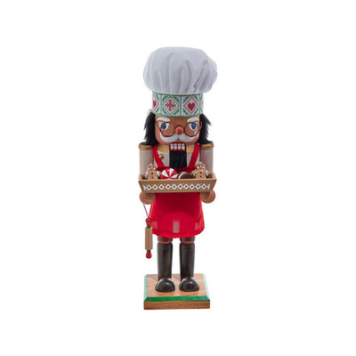 New Kurt Adler 15-Inch Wooden Chef Nutcracker