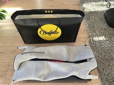 Buffalo Micro Stretch Overknee Stiefel 37 Blockabsatz Textil