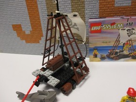 (D10/16) Lego 6261 Pirate Raft with BA