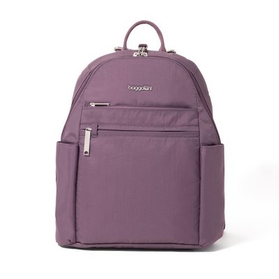Baggallini Securtex Anti-Theft Vacation Backpack One Size, Misty Purple