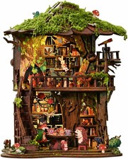 DIY Miniature House Kit for Adults, Miniature Dollhouse Building Kit