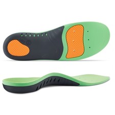 Arch Insoles 220 lbs Plantar Fasciitis Insoles for Flat Feet, Work Boot Ins...