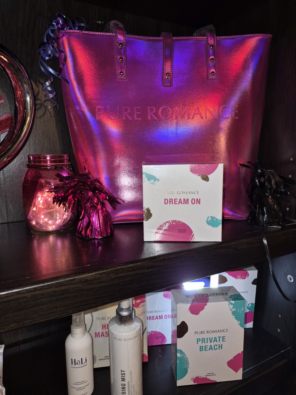 Masajeador Pure Romance Fantasy Dream On Nuevo y Sellado Recargable Regalo Perfecto