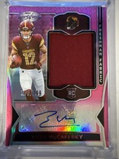 24  Panini Certified -Freshman Fabric Mirror Signatures Luke McCaffrey Pink /299