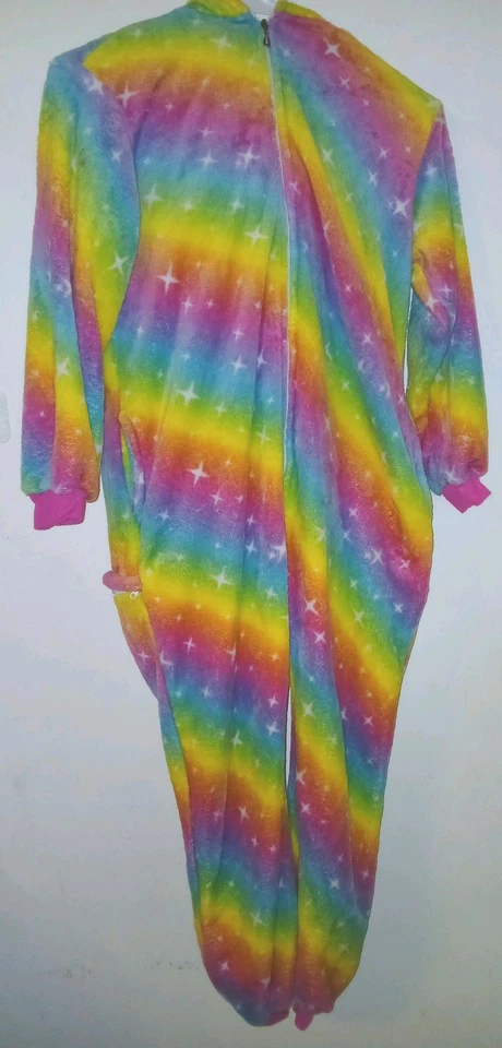 Disfraz de pijama de una pieza de unicornio arco iris para niño 9/10 Foto 2 de 4