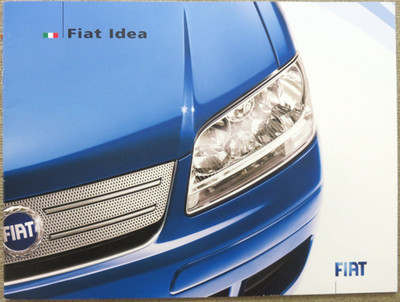 Fiat Idea Prospekte Brochures prospetto von 9/2005, 22 Seiten !! AKTION !!
