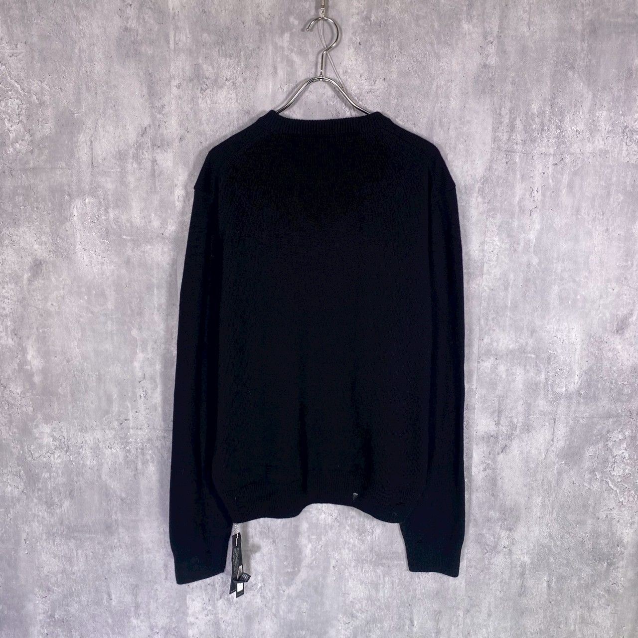 AMIRI L Zigzag Crew Neck Knit Sweater Long Sleeve image 2
