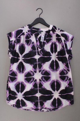   Esprit Kurzarmbluse Classic Bluse für Damen Gr. 42, L lila aus Baumwolle  