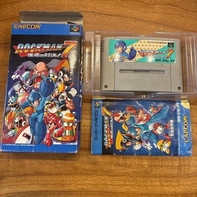 Nintendo Super Famicom Mega Man 7 Duel of Destiny für SNES Japan SFC mit Box
