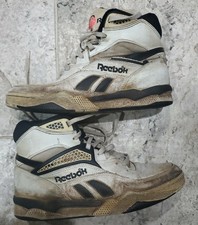 AMAZING VINTAGE 1980'S REEBOK HEXALITE HIGH TOP BASKETBALL SHOES MEN'S SIZE US9