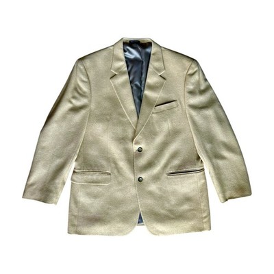 Botany 500 Mens Tan Beige 100% Fine Camel Hair Suit Blazer Jacket Sport Coat 44R