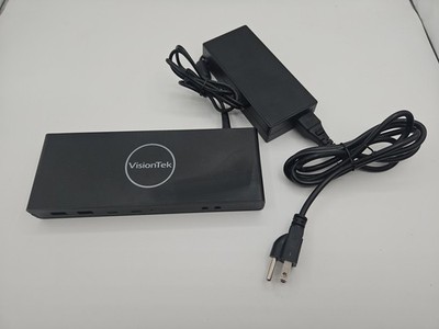 Visiontek VT4500 Dual Display 4K USB 3.0 & USB-C 60W Power Dock Station 901250